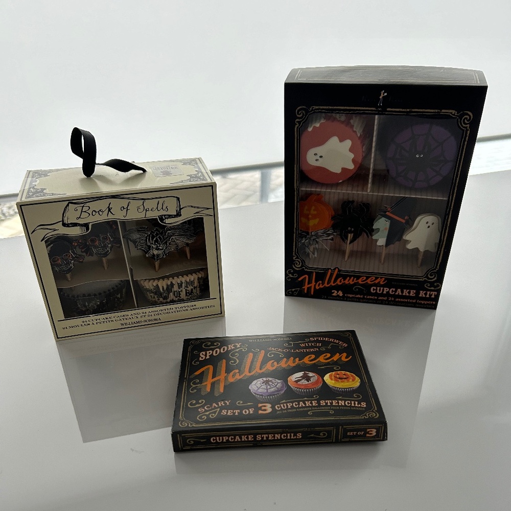 William Sonoma Halloween cupcake decorating kits. Brand new.